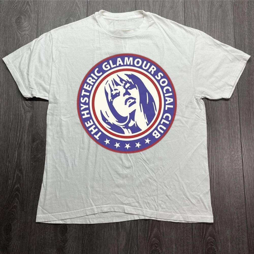 White The Hysteric Glamour Social Club Tee